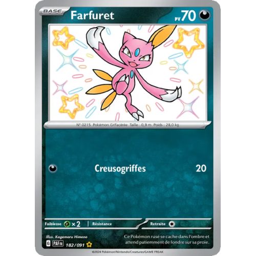 Farfuret - 182/91 - Shiny rare - Destinées de Paldea