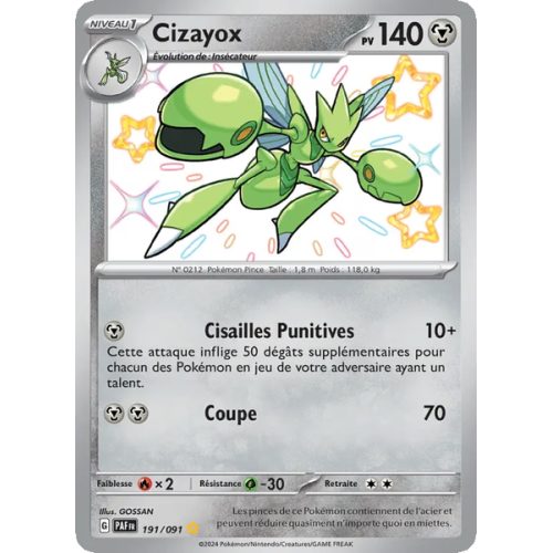 Cizayox - 191/91 - Shiny rare - Destinées de Paldea