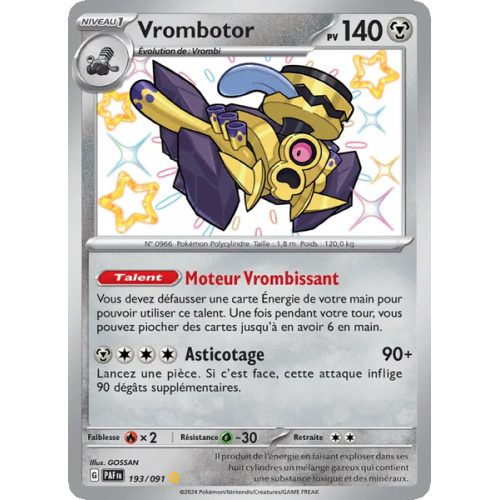 Vrombotor - 193/91 - Shiny rare - Destinées de Paldea