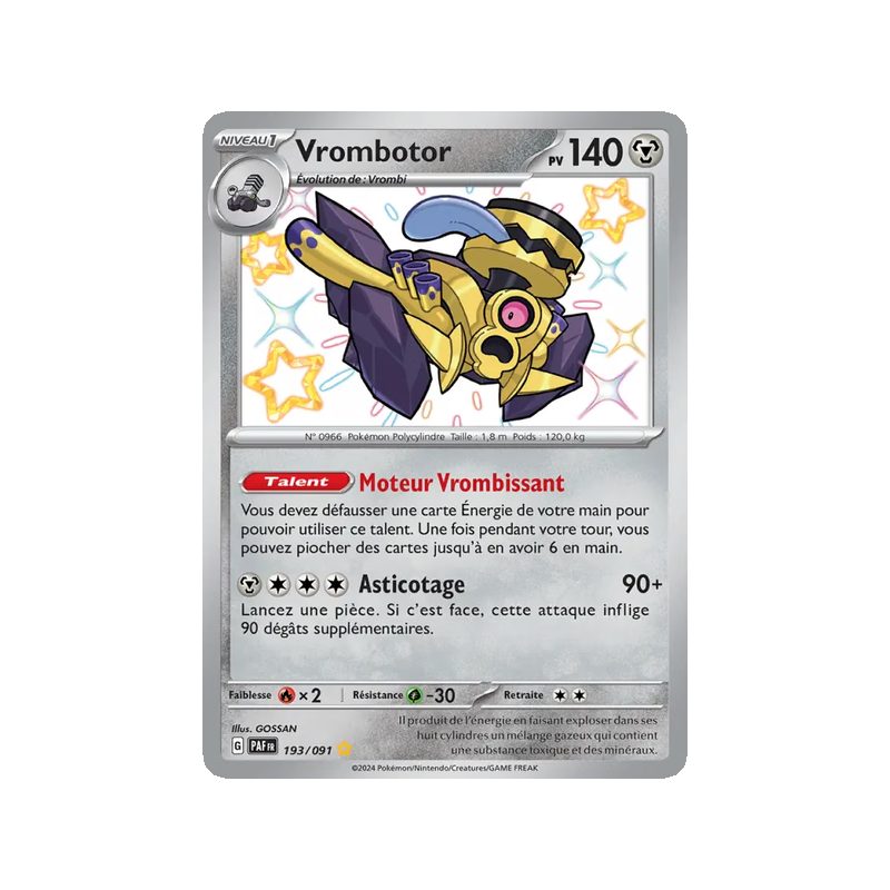 Vrombotor - 193/91 - Shiny rare - Destinées de Paldea