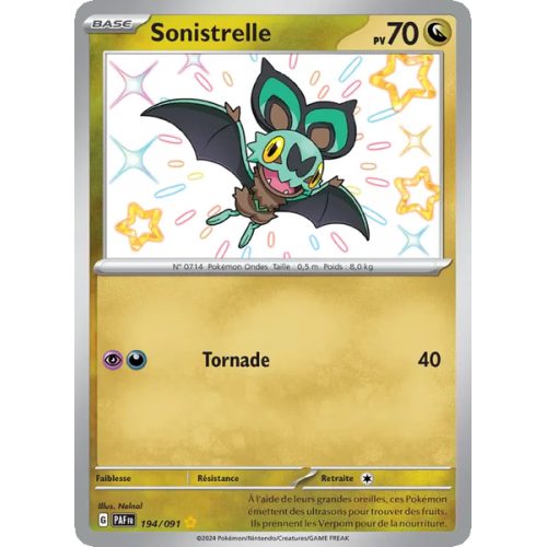 Sonistrelle - 194/91 - Shiny rare - Destinées de Paldea