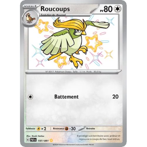 Roucoups - 197/91 - Shiny rare - Destinées de Paldea