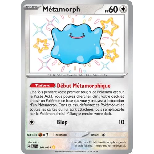 Métamorph - 201/91 - Shiny rare - Destinées de Paldea