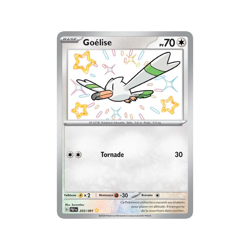 Goélise - 203/91 - Shiny rare - Destinées de Paldea