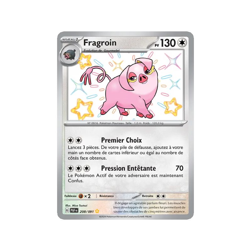 Fragroin - 208/91 - Shiny rare - Destinées de Paldea