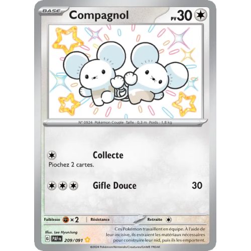 Compagnol - 209/91 - Shiny rare - Destinées de Paldea