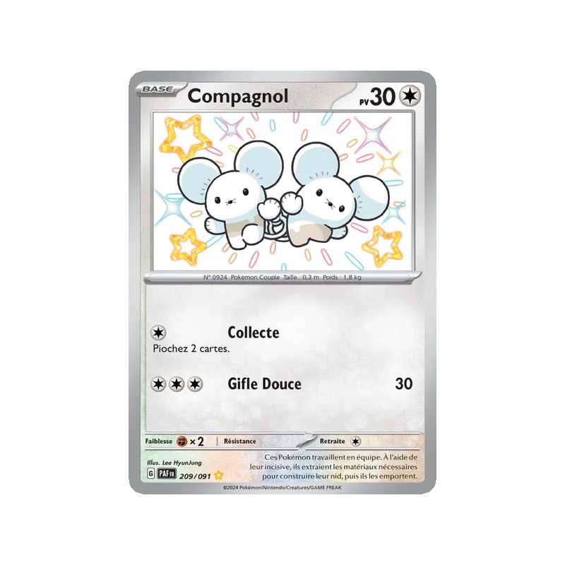 Compagnol - 209/91 - Shiny rare - Destinées de Paldea