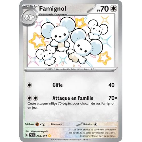 Famignol - 210/91 - Shiny rare - Destinées de Paldea