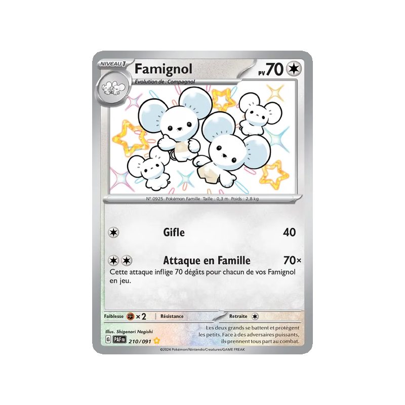 Famignol - 210/91 - Shiny rare - Destinées de Paldea