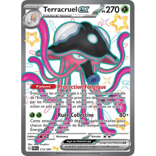 Terracruel-ex - 213/91 - Chromatique ultra rare - Destinées de Paldea