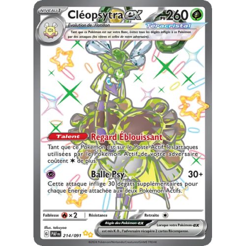 Cléopsytra-ex - 214/91 - Chromatique ultra rare - Destinées de Paldea