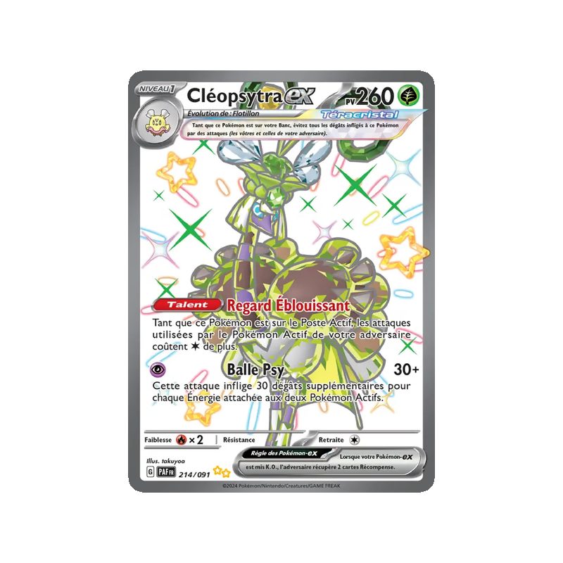 Cléopsytra-ex - 214/91 - Chromatique ultra rare - Destinées de Paldea