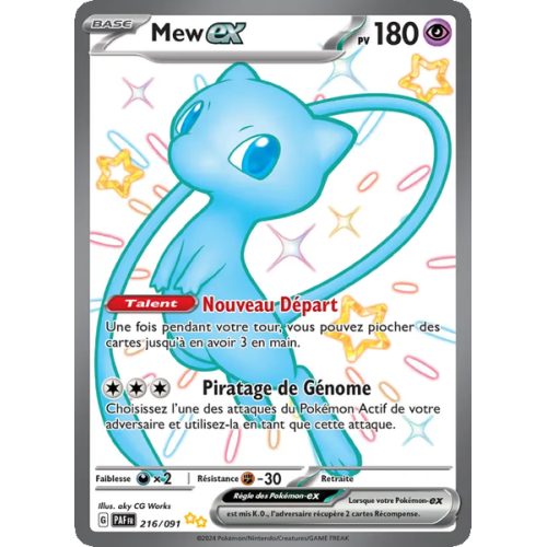 Mew-ex - 216/91 - Chromatique ultra rare - Destinées de Paldea