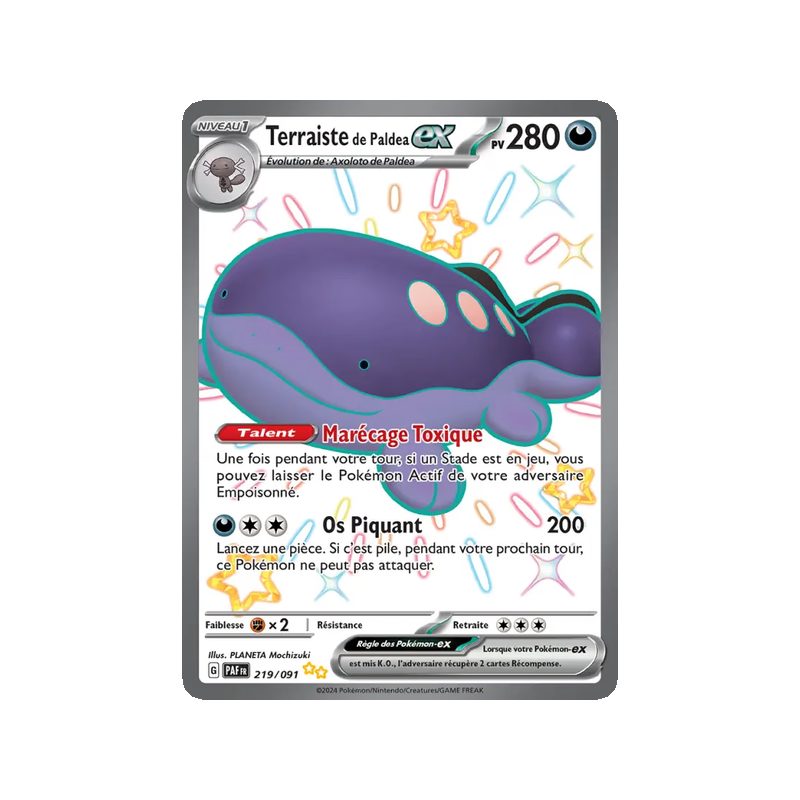 Terraiste de Paldea-ex - 219/91 - Chromatique ultra rare - Destinées de Paldea