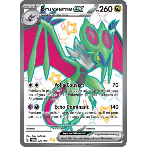 Bruyverne-ex - 220/91 - Chromatique ultra rare - Destinées de Paldea