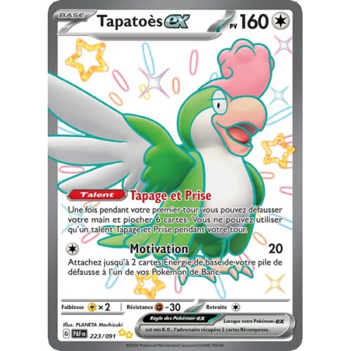 Tapatoès-ex - 223/91 - Chromatique ultra rare - Destinées de Paldea