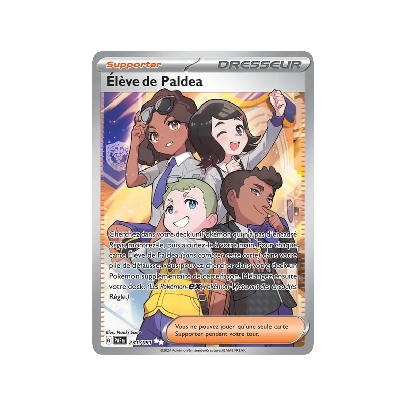 Élève de Paldea - 231/91 - Ultra Rare - Destinées de Paldea