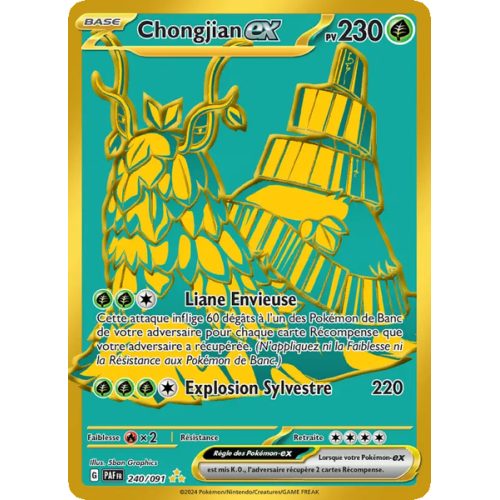 Chongjian-ex - 240/91 - Hyper rare - Destinées de Paldea