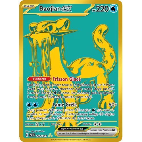 Baojian-ex - 242/91 - Hyper rare - Destinées de Paldea