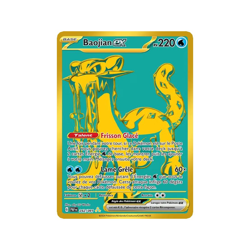 Baojian-ex - 242/91 - Hyper rare - Destinées de Paldea