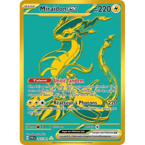 Miraidon-ex - 243/91 - Hyper rare - Destinées de Paldea