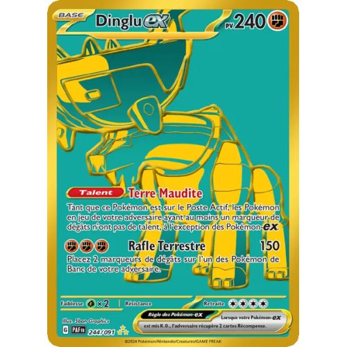 Dinglu-ex - 244/91 - Hyper rare - Destinées de Paldea