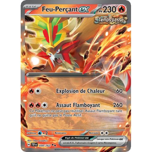 Feu-Perçant-ex - 038/162 - EX - Forces Temporelles