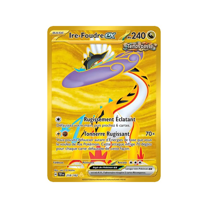Ire-Foudre-ex - 218/162 - Hyper rare - Forces Temporelles