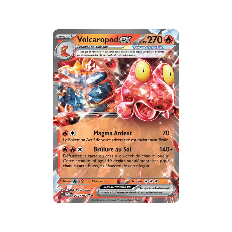 Volcaropod-ex - 029/167 - EX - Mascarade Crépusculaire