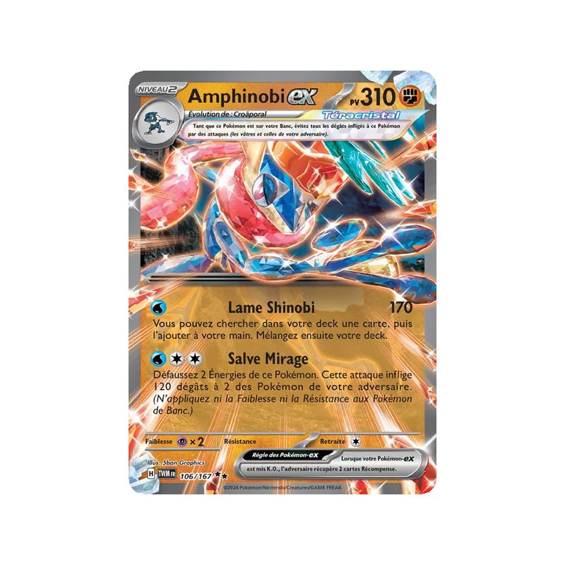 Amphinobi-ex - 106/167 - EX - Mascarade Crépusculaire