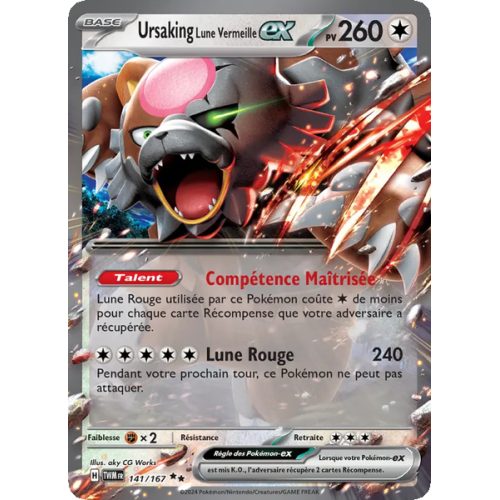 Ursaking Lune Vermeille-ex - 141/167 - EX - Mascarade Crépusculaire