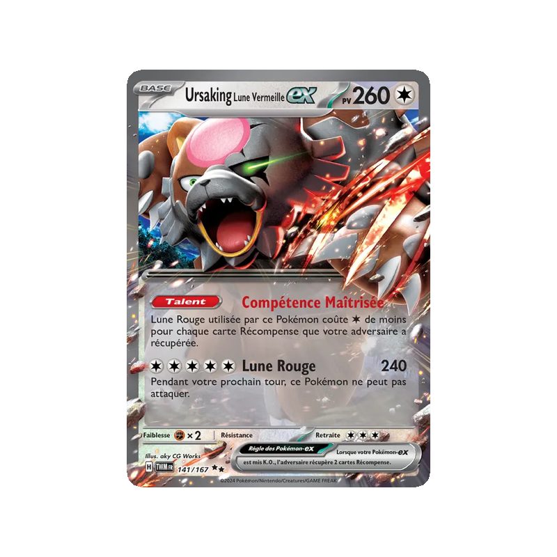Ursaking Lune Vermeille-ex - 141/167 - EX - Mascarade Crépusculaire