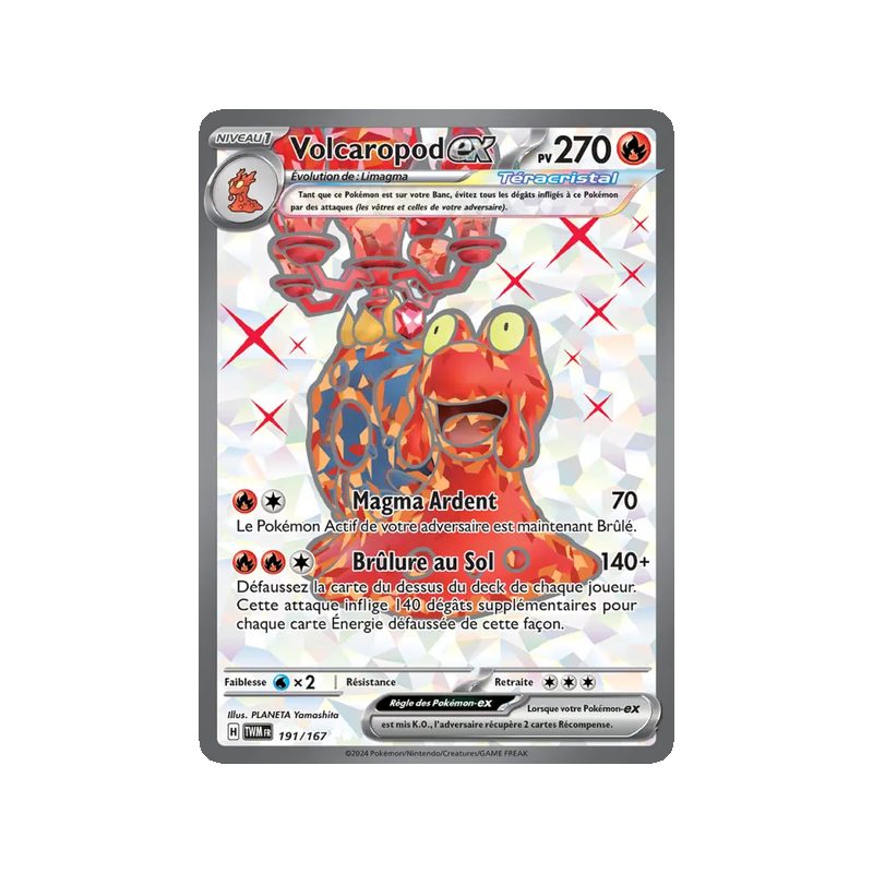 Volcaropod-ex - 191/167 - Ultra Rare - Mascarade Crépusculaire