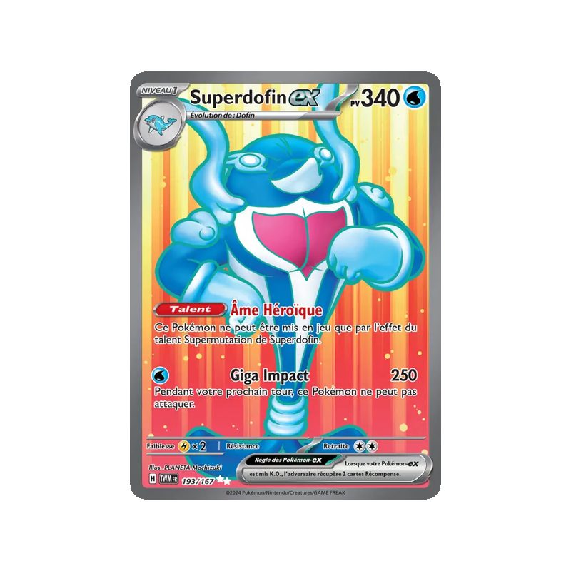 Superdofin-ex - 193/167 - Ultra Rare - Mascarade Crépusculaire
