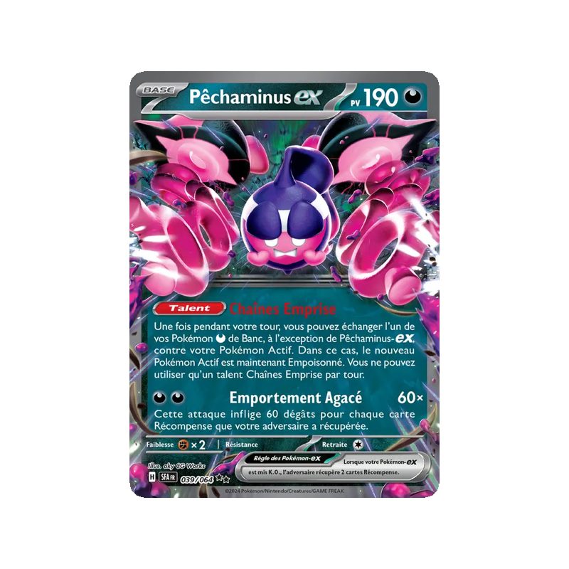 Pêchaminus-ex - 039/64 - EX - Fable Nébuleuse