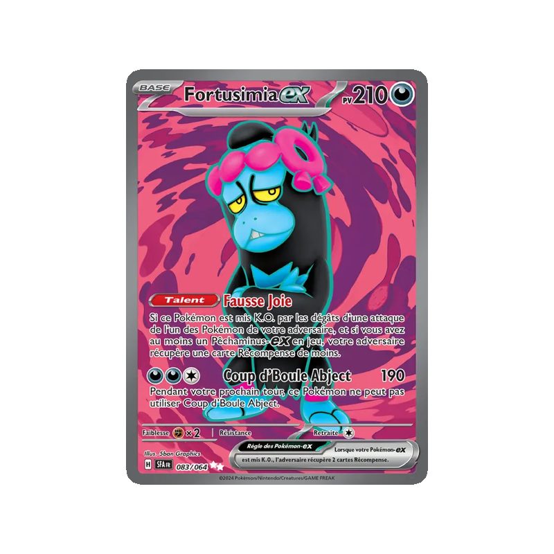 Fortusimia-ex - 083/64 - Ultra Rare - Fable Nébuleuse