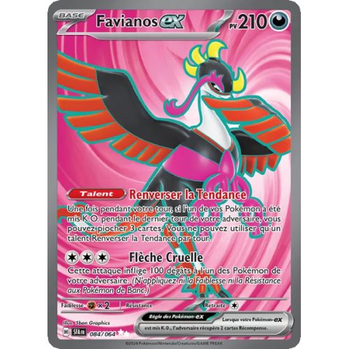 Favianos-ex - 084/64 - Ultra Rare - Fable Nébuleuse