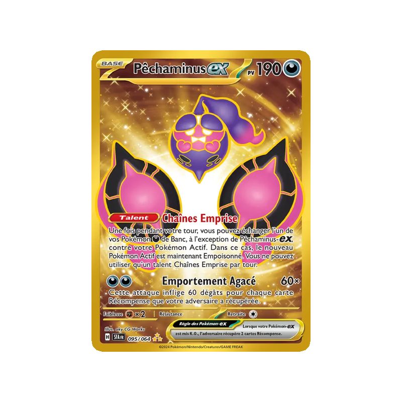 Pêchaminus-ex - 095/64 - Hyper rare - Fable Nébuleuse