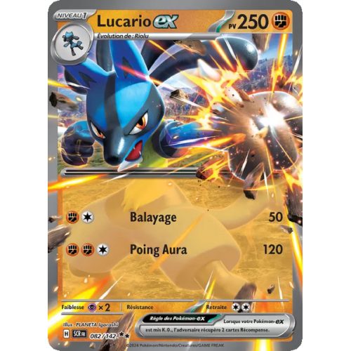 Lucario-ex - 082/142 - EX - Couronne Stellaire