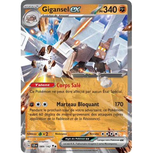 Gigansel-ex - 089/142 - EX - Couronne Stellaire