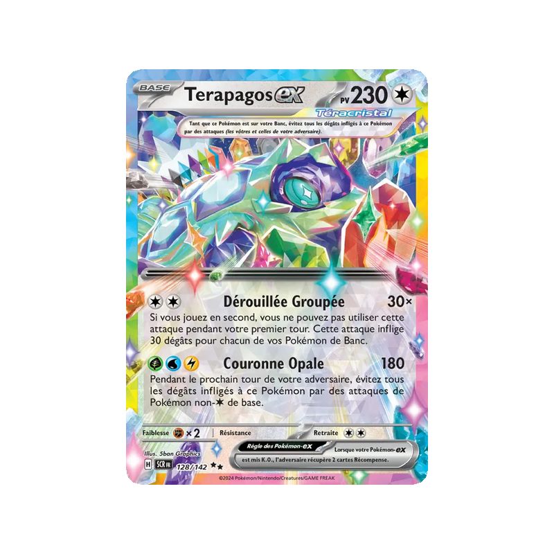 Terapagos-ex - 128/142 - EX - Couronne Stellaire