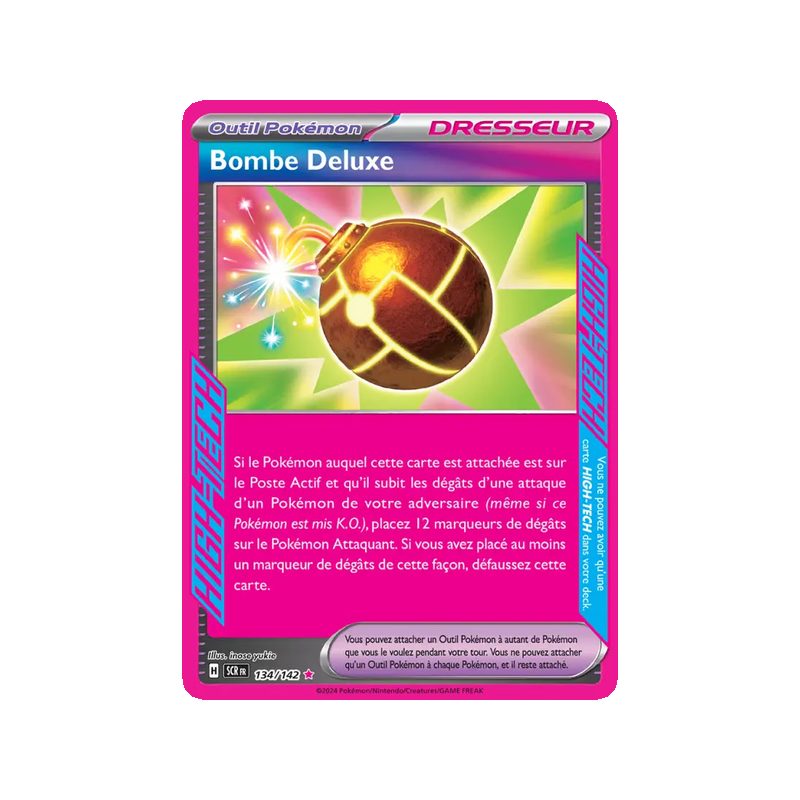 Bombe Deluxe - 134/142 - HIGH-TECG rare - Couronne Stellaire