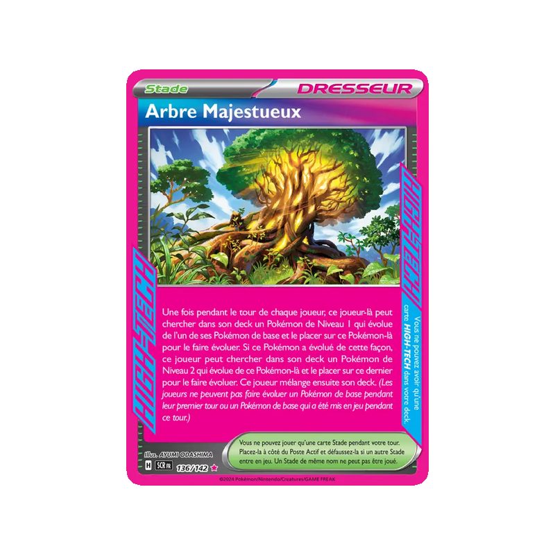 Arbre Majestueux - 136/142 - HIGH-TECG rare - Couronne Stellaire