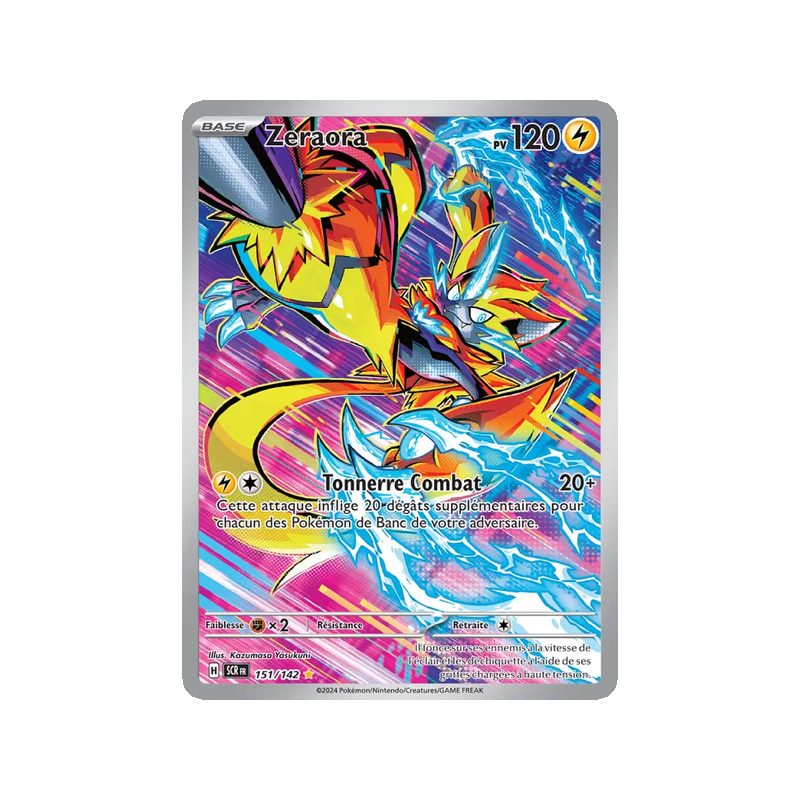 Zeraora - 151/142 - AR - Couronne Stellaire