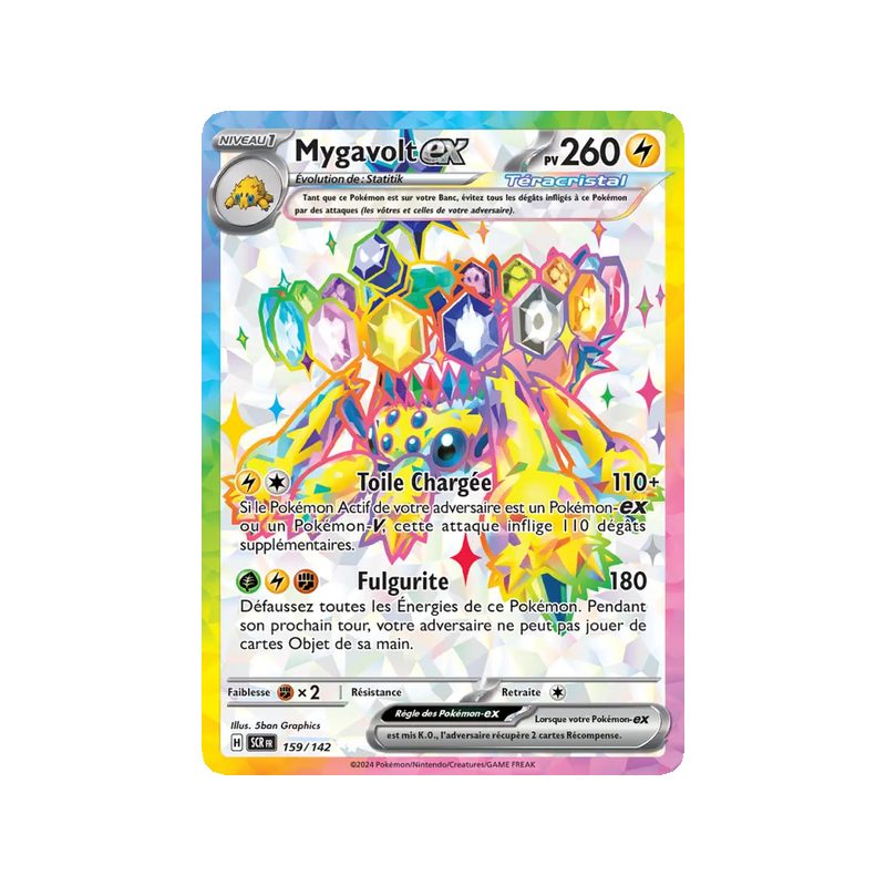 Mygavolt-ex - 159/142 - Ultra Rare - Couronne Stellaire