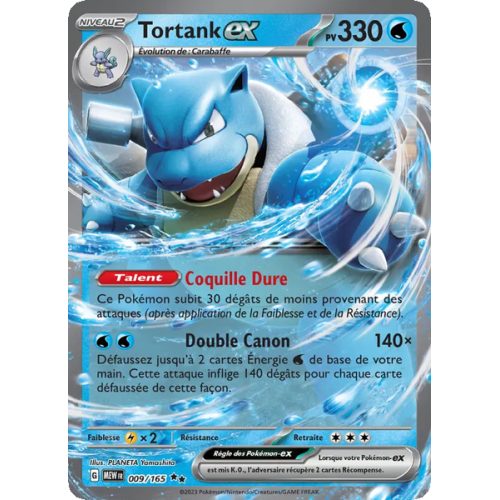 Tortank-ex - 009/165 - EX - 151