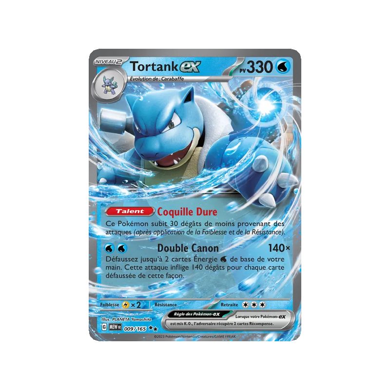 Tortank-ex - 009/165 - EX - 151