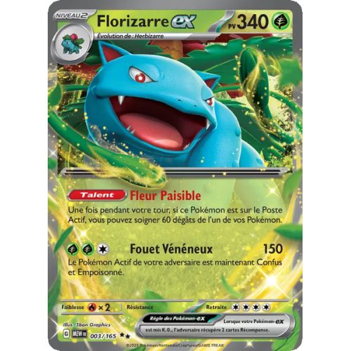 Florizarre-ex - 003/165 - EX - 151