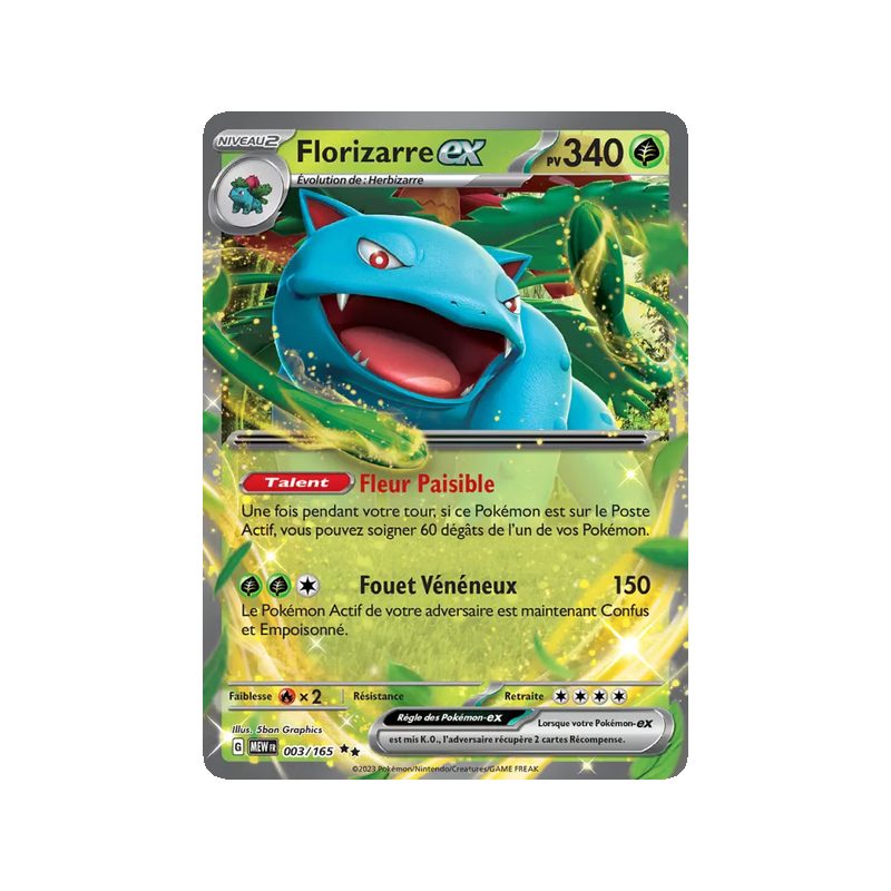 Florizarre-ex - 003/165 - EX - 151