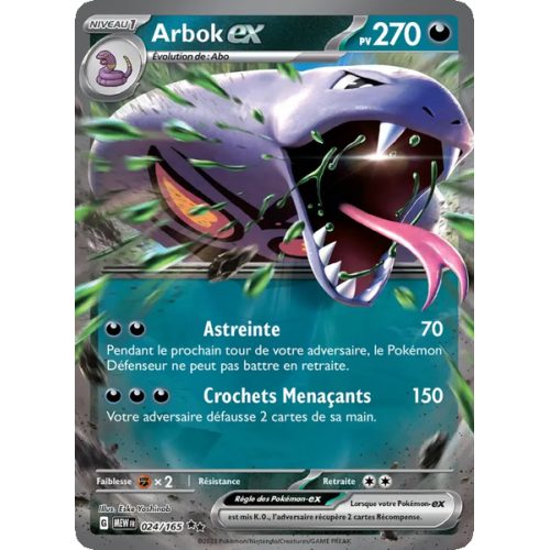 Arbok-ex - 024/165 - EX - 151
